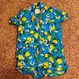 Printfresh Lemon Zest Short Sleep Set - Size Medium